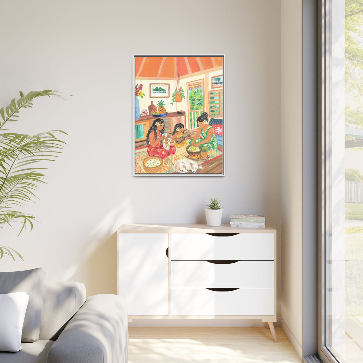 Homegrown - Framed Matte Canvas Art