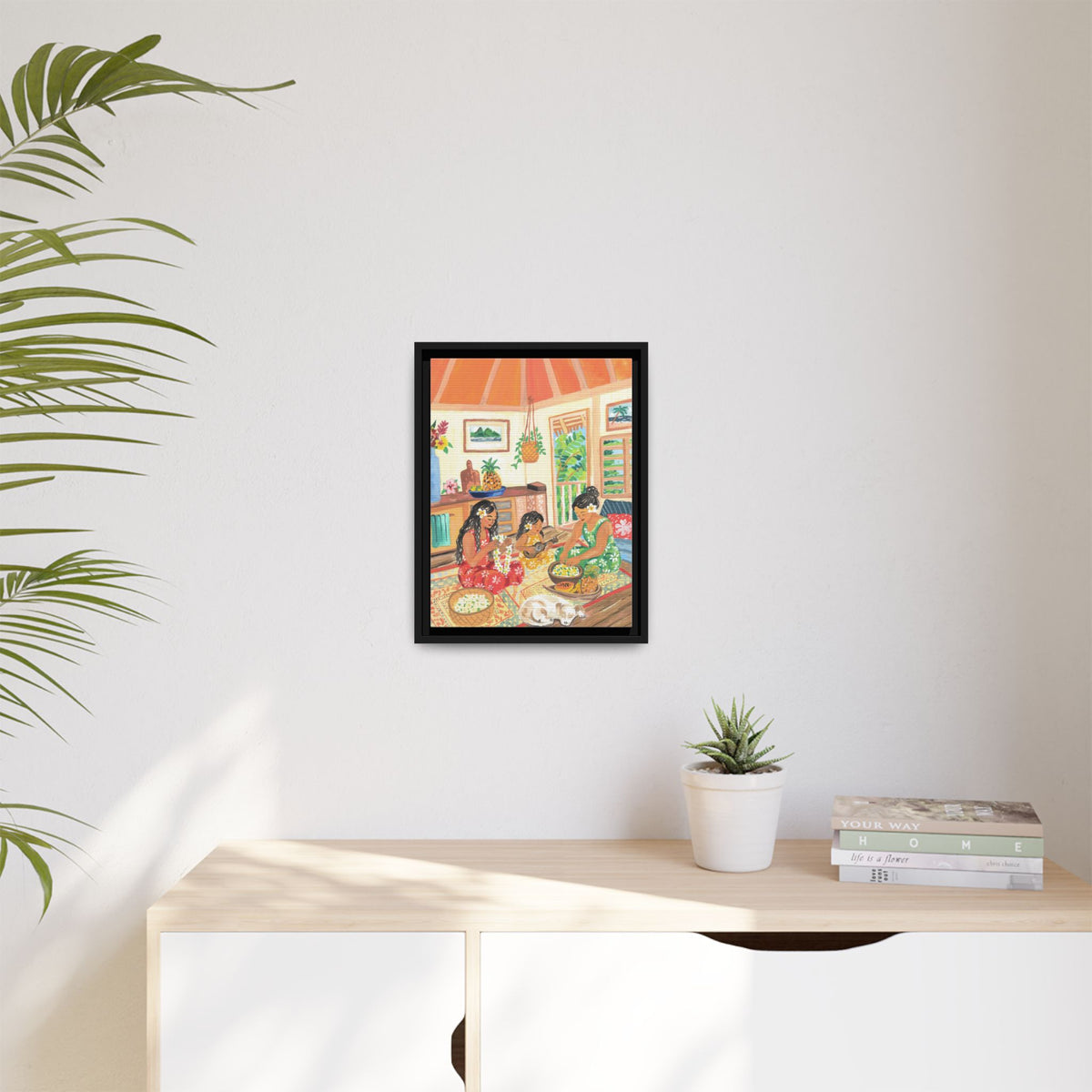 Homegrown - Framed Matte Canvas Art