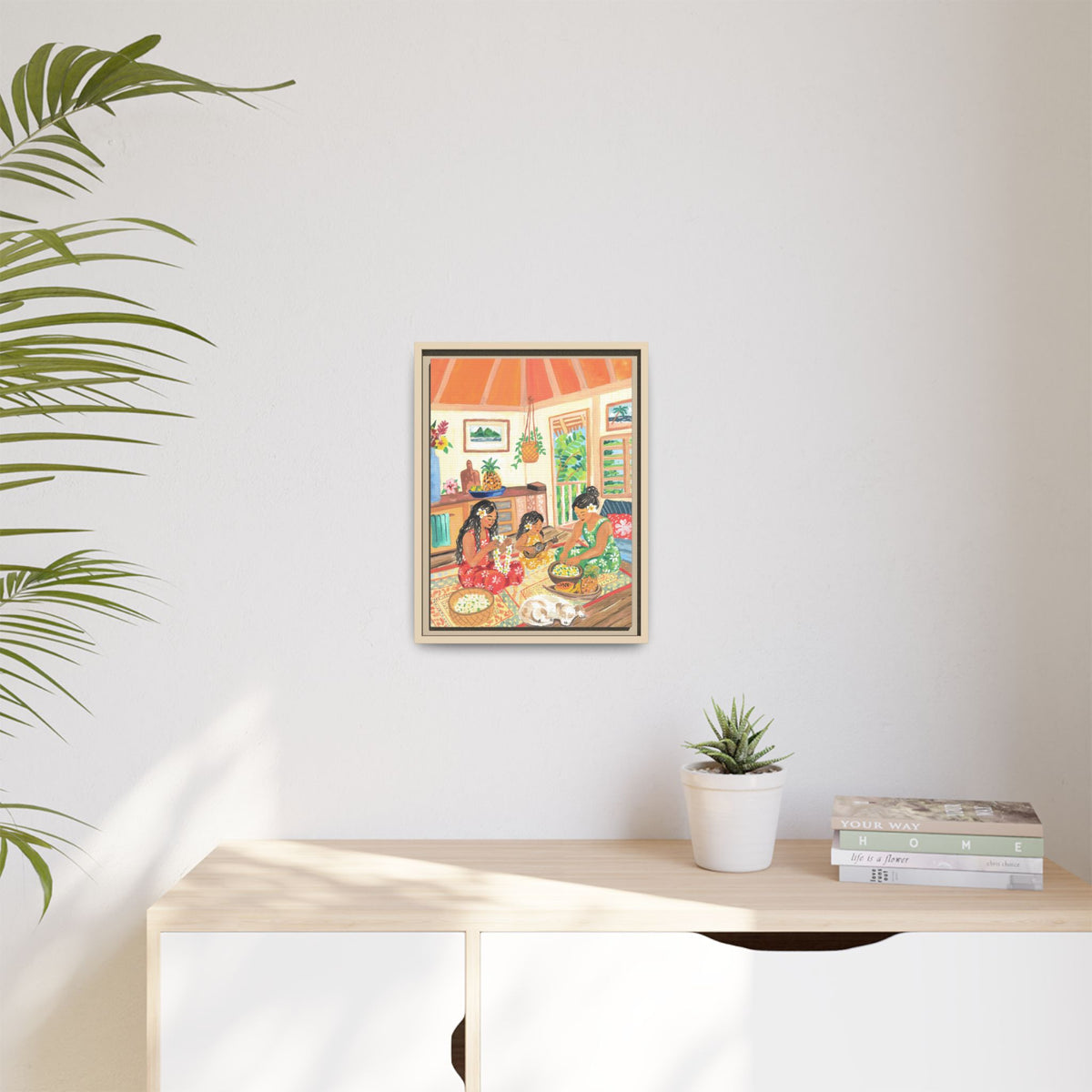 Homegrown - Framed Matte Canvas Art