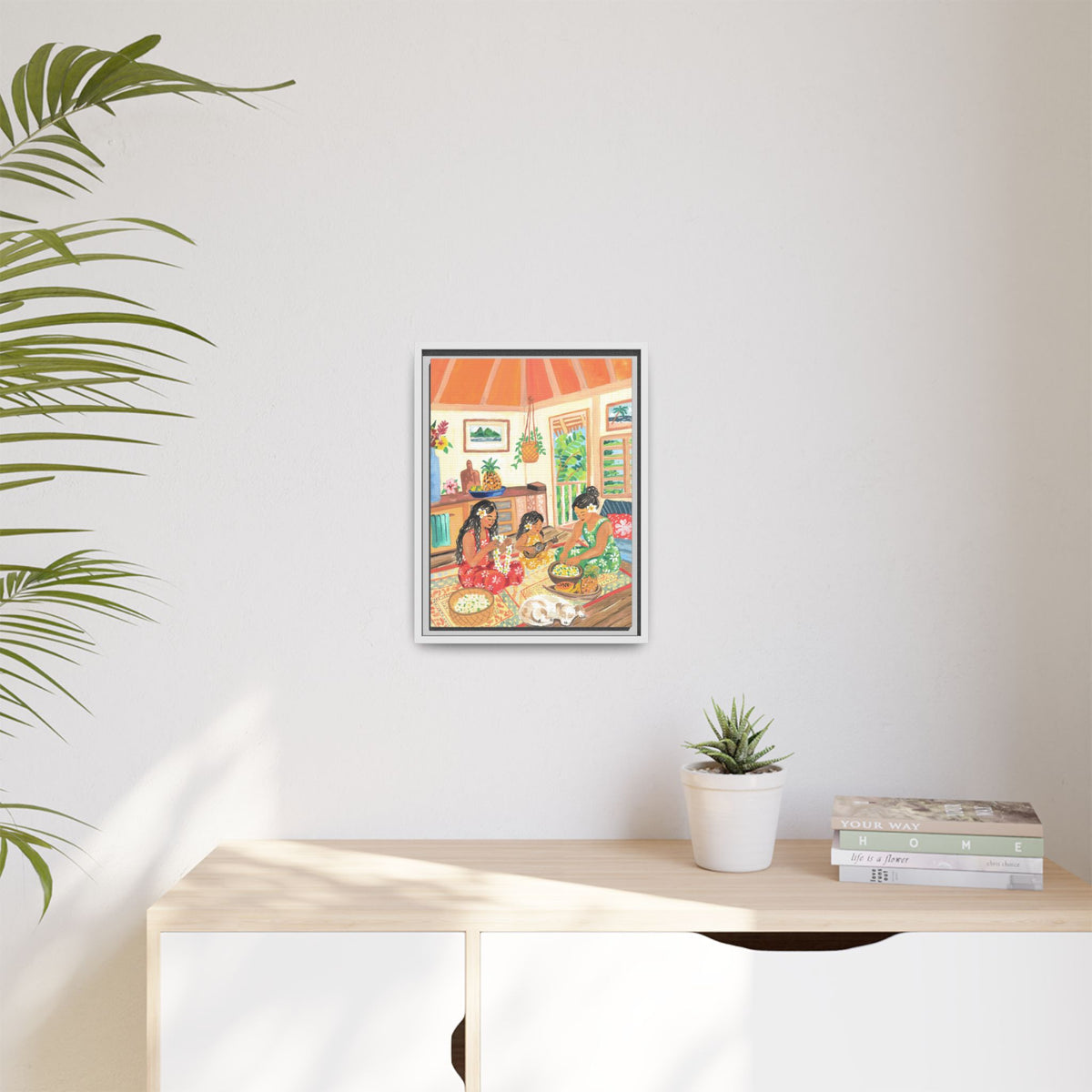 Homegrown - Framed Matte Canvas Art