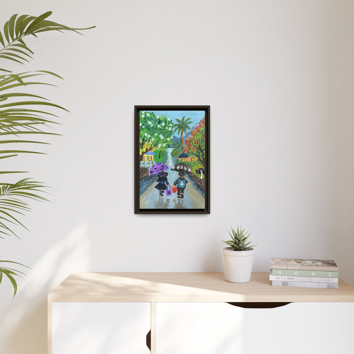 Paradise Park Memories - Framed Canvas Print