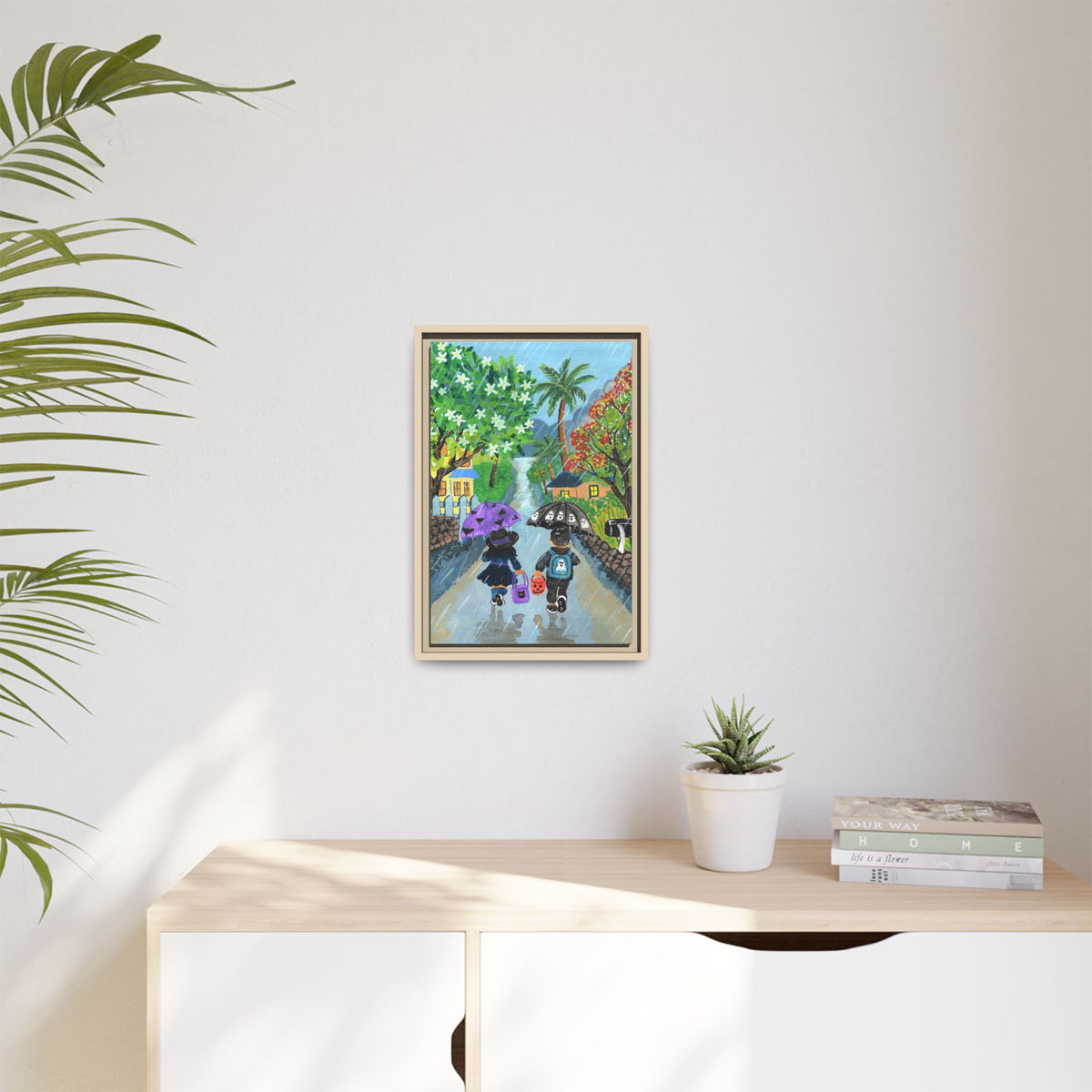 Paradise Park Memories - Framed Canvas Print