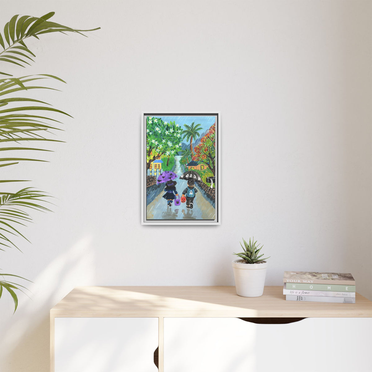 Paradise Park Memories - Framed Canvas Print
