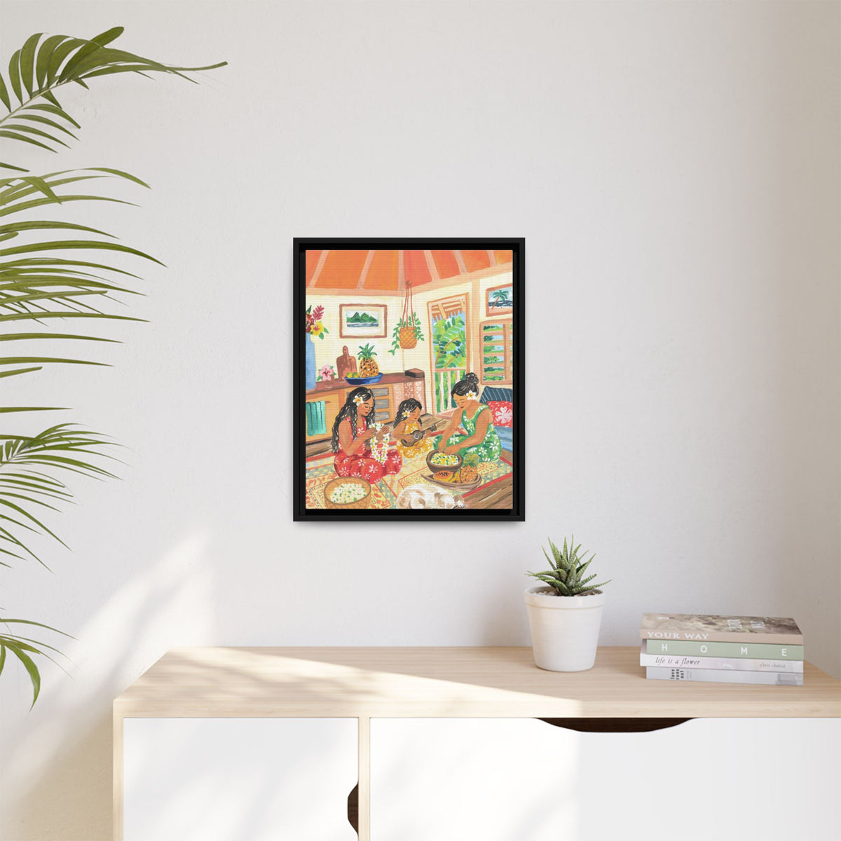 Homegrown - Framed Matte Canvas Art