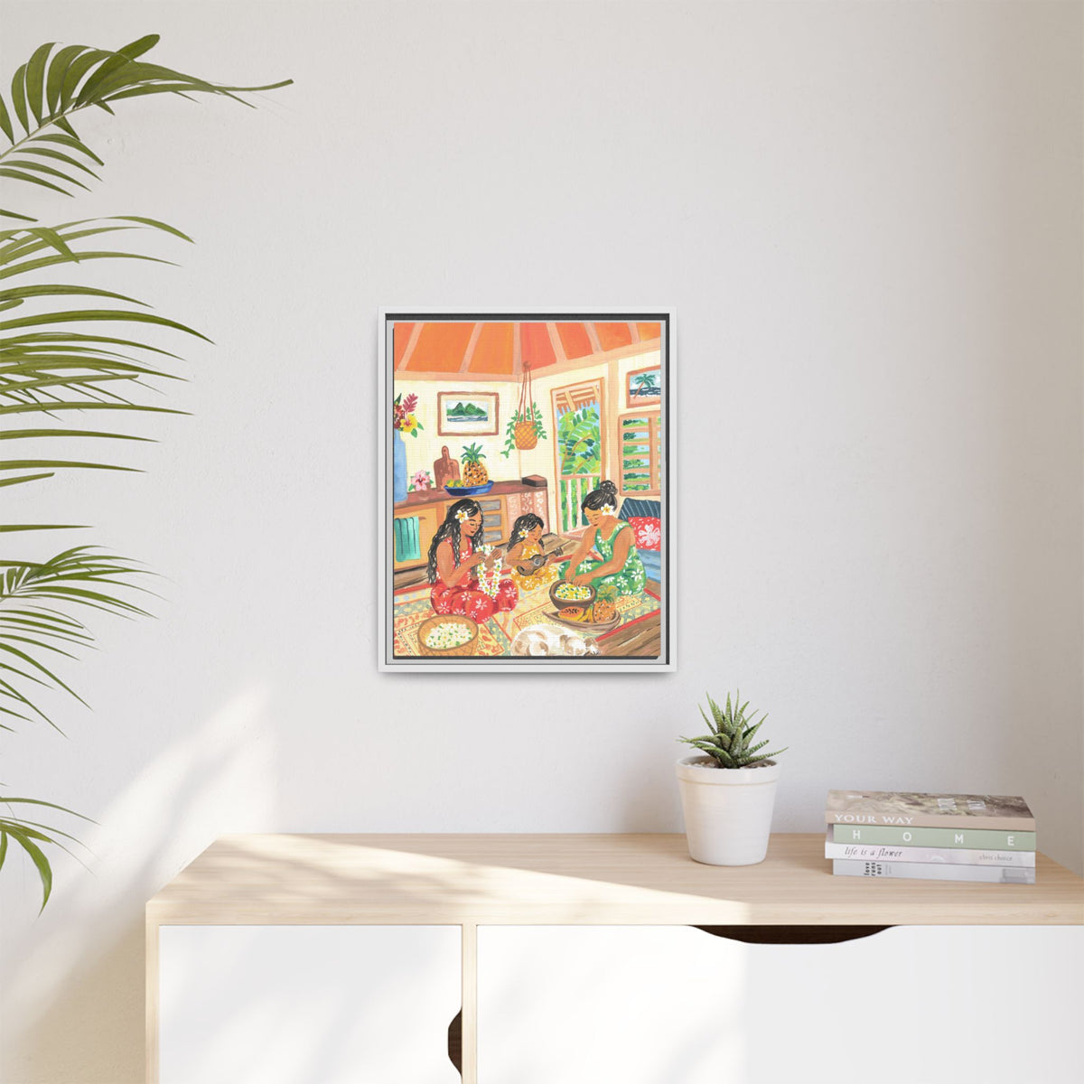 Homegrown - Framed Matte Canvas Art