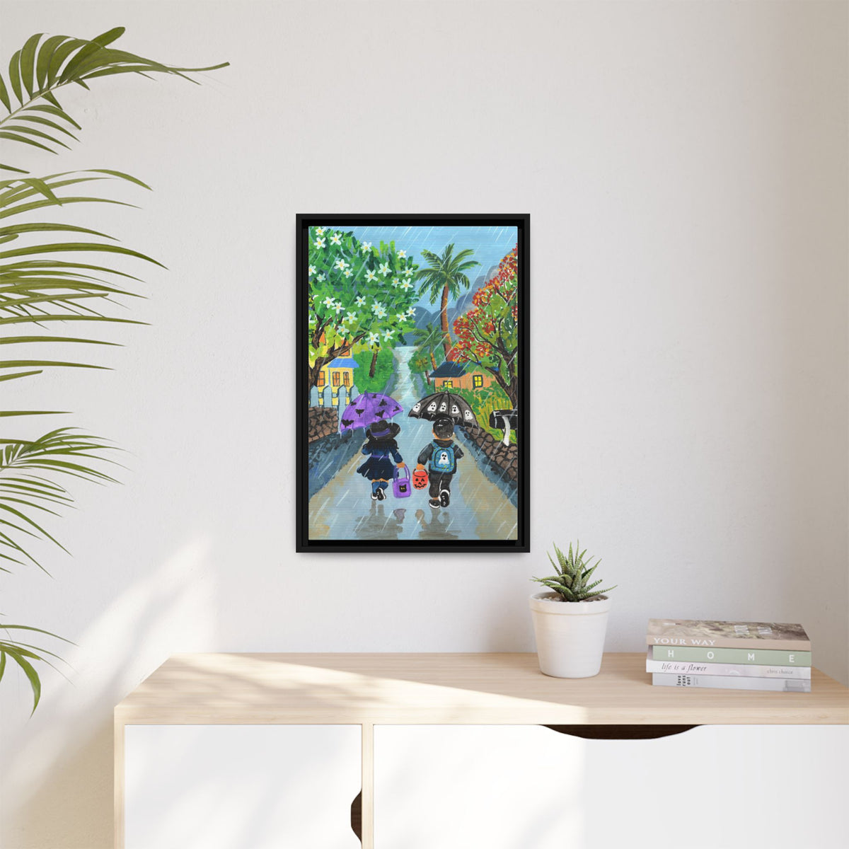 Paradise Park Memories - Framed Canvas Print