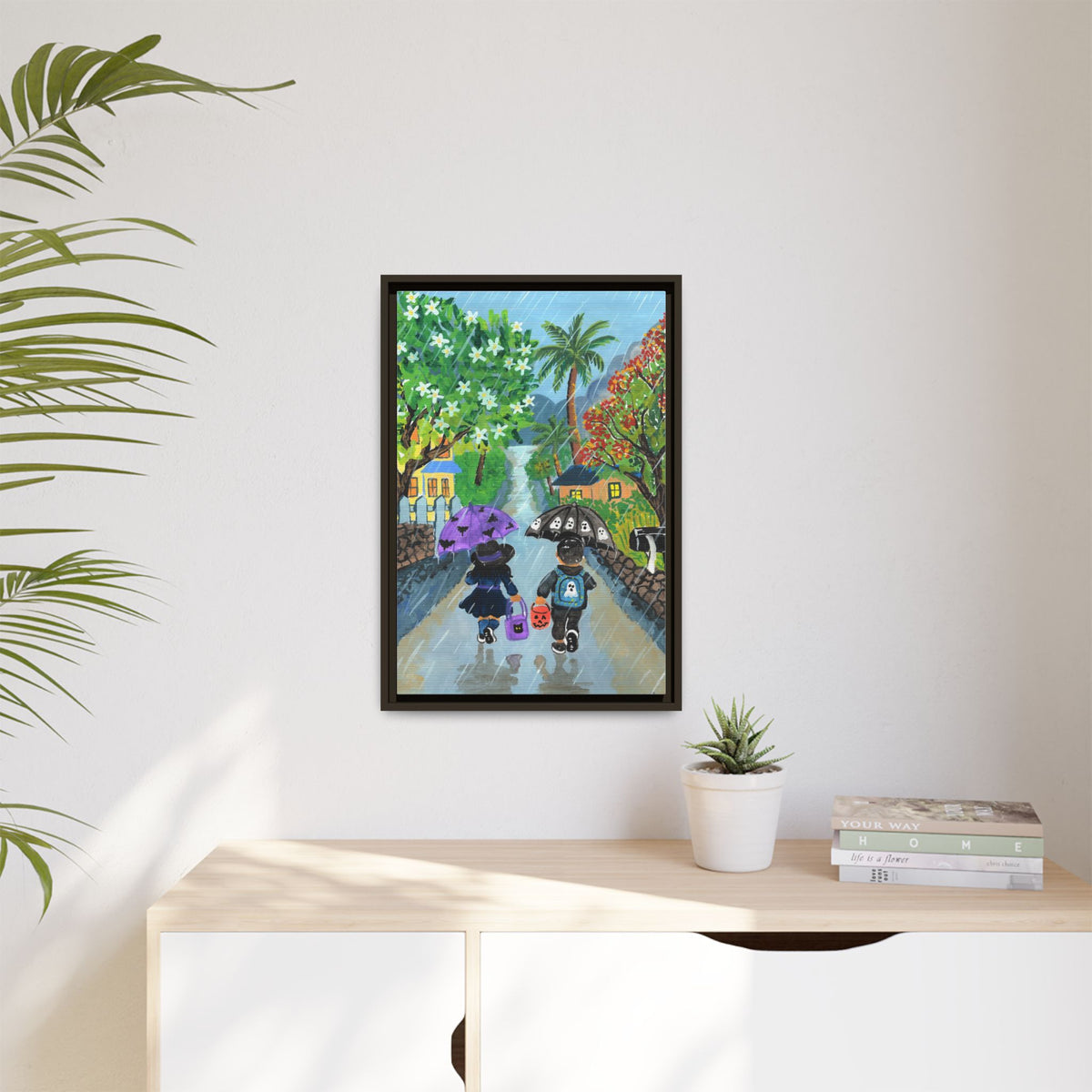 Paradise Park Memories - Framed Canvas Print