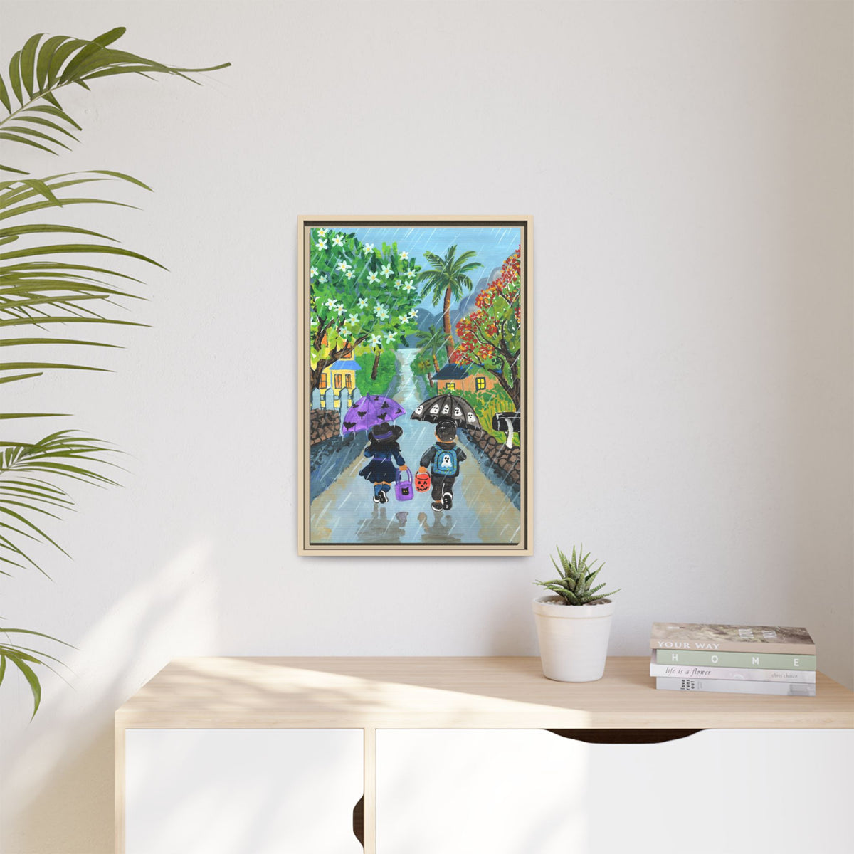 Paradise Park Memories - Framed Canvas Print