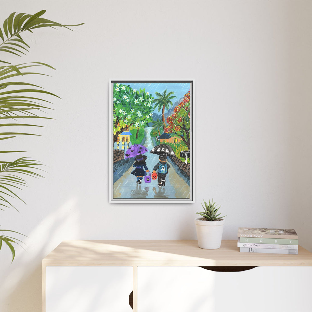 Paradise Park Memories - Framed Canvas Print