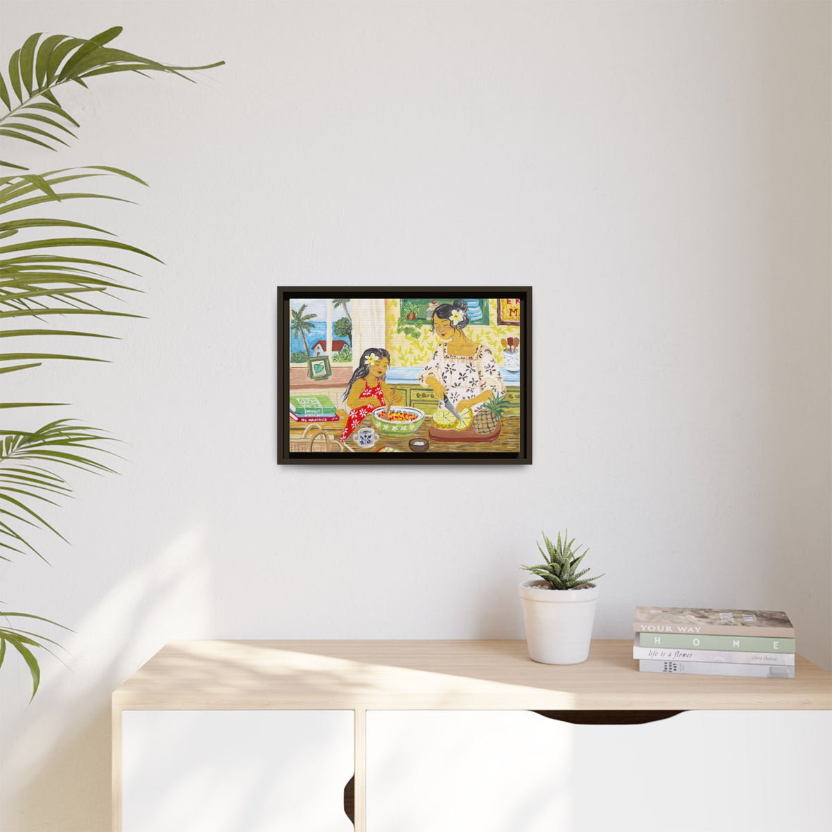 Aloha Sunday - Framed Canvas Print