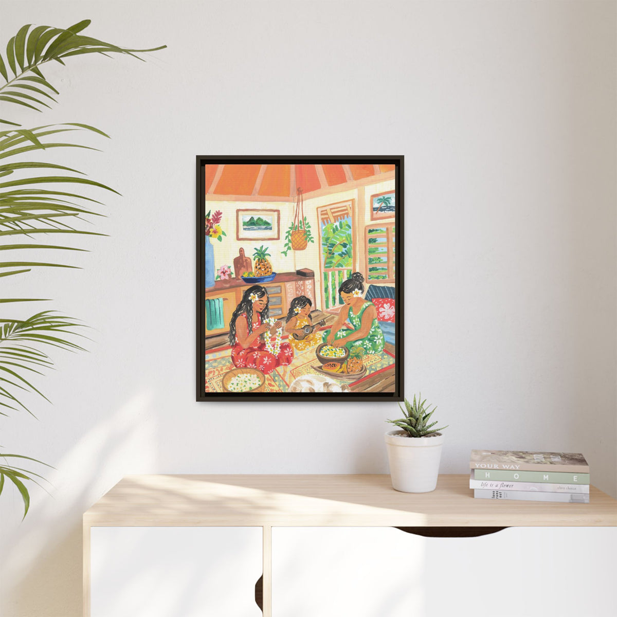 Homegrown - Framed Matte Canvas Art