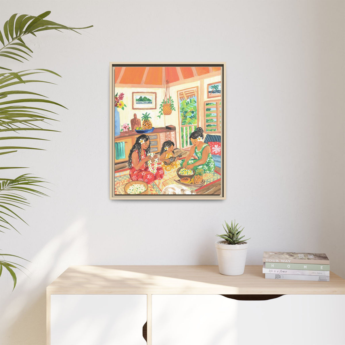 Homegrown - Framed Matte Canvas Art