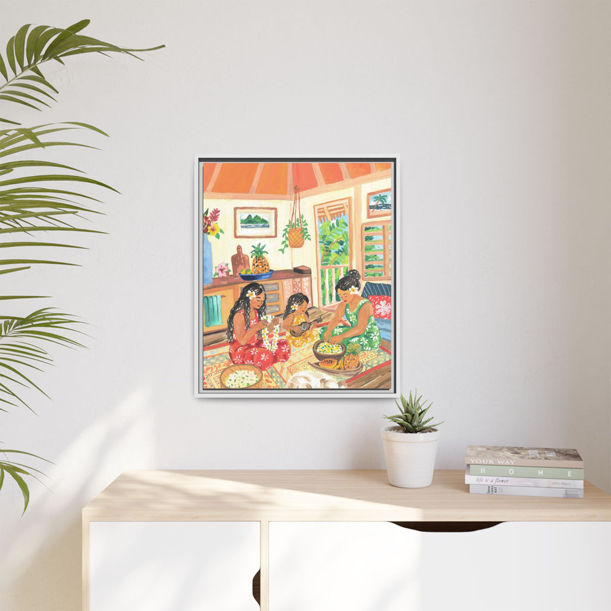 Homegrown - Framed Matte Canvas Art