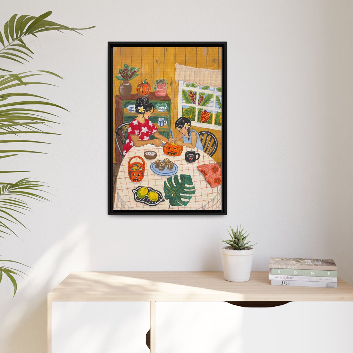 Hilo Halloween - Framed Canvas Print