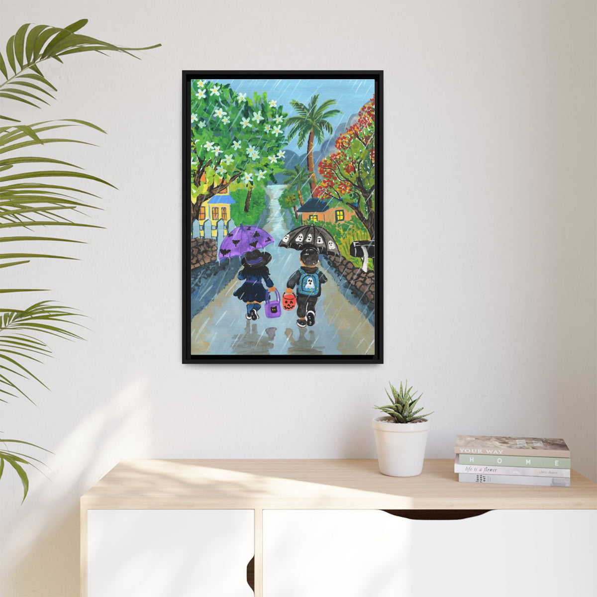 Paradise Park Memories - Framed Canvas Print