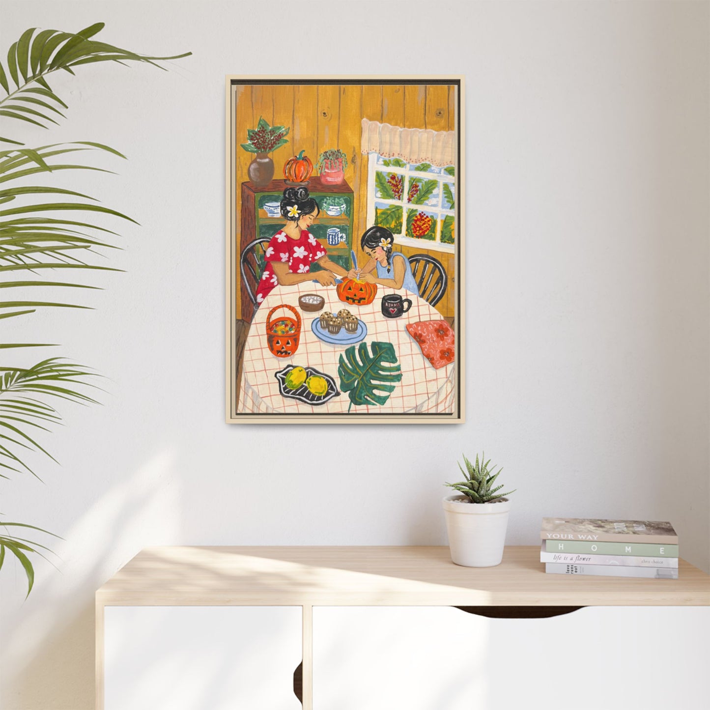 Hilo Halloween - Framed Canvas Print