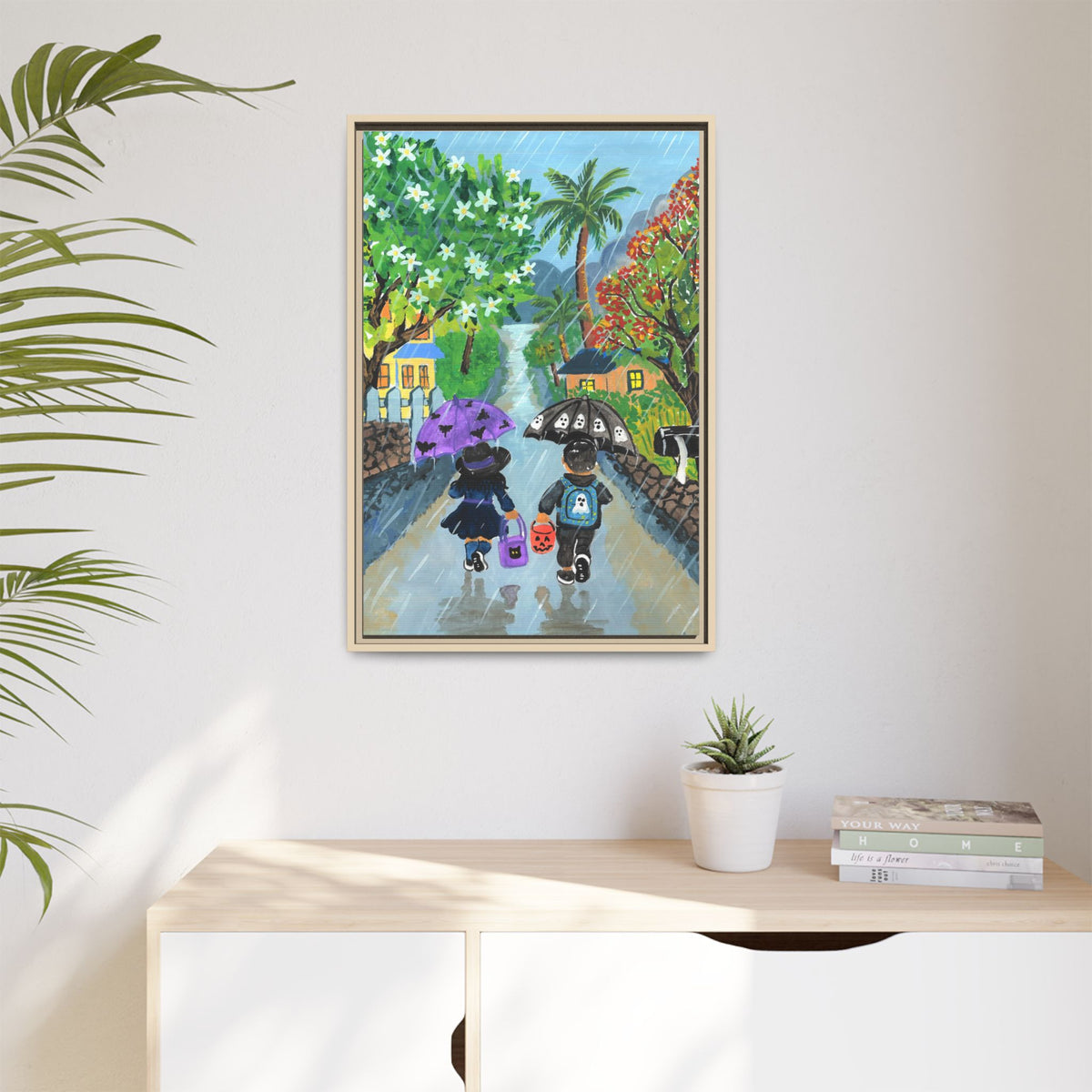 Paradise Park Memories - Framed Canvas Print