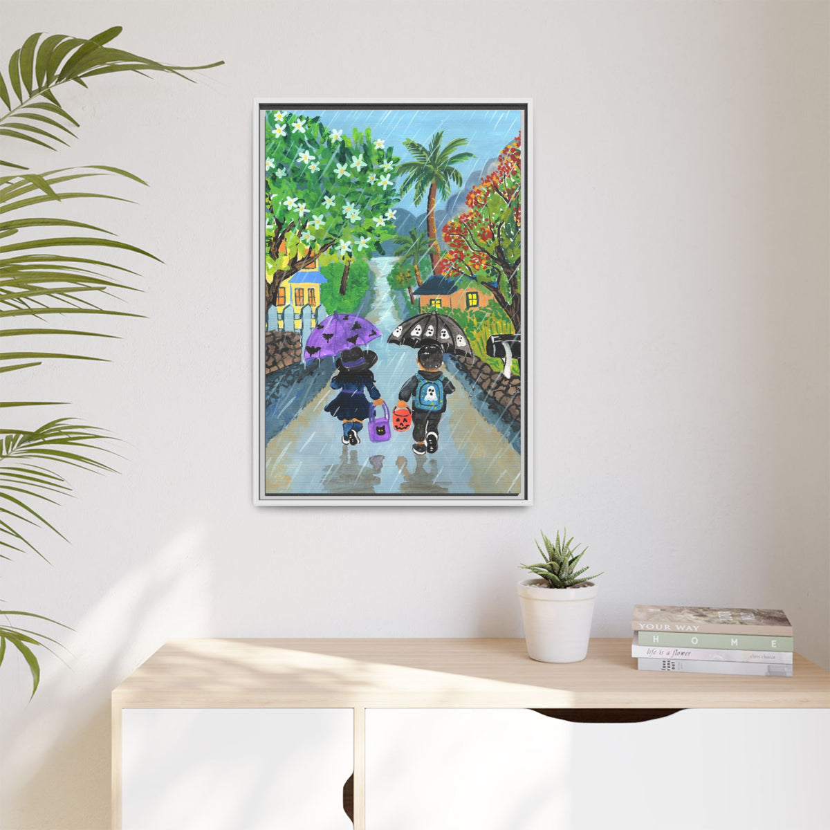 Paradise Park Memories - Framed Canvas Print