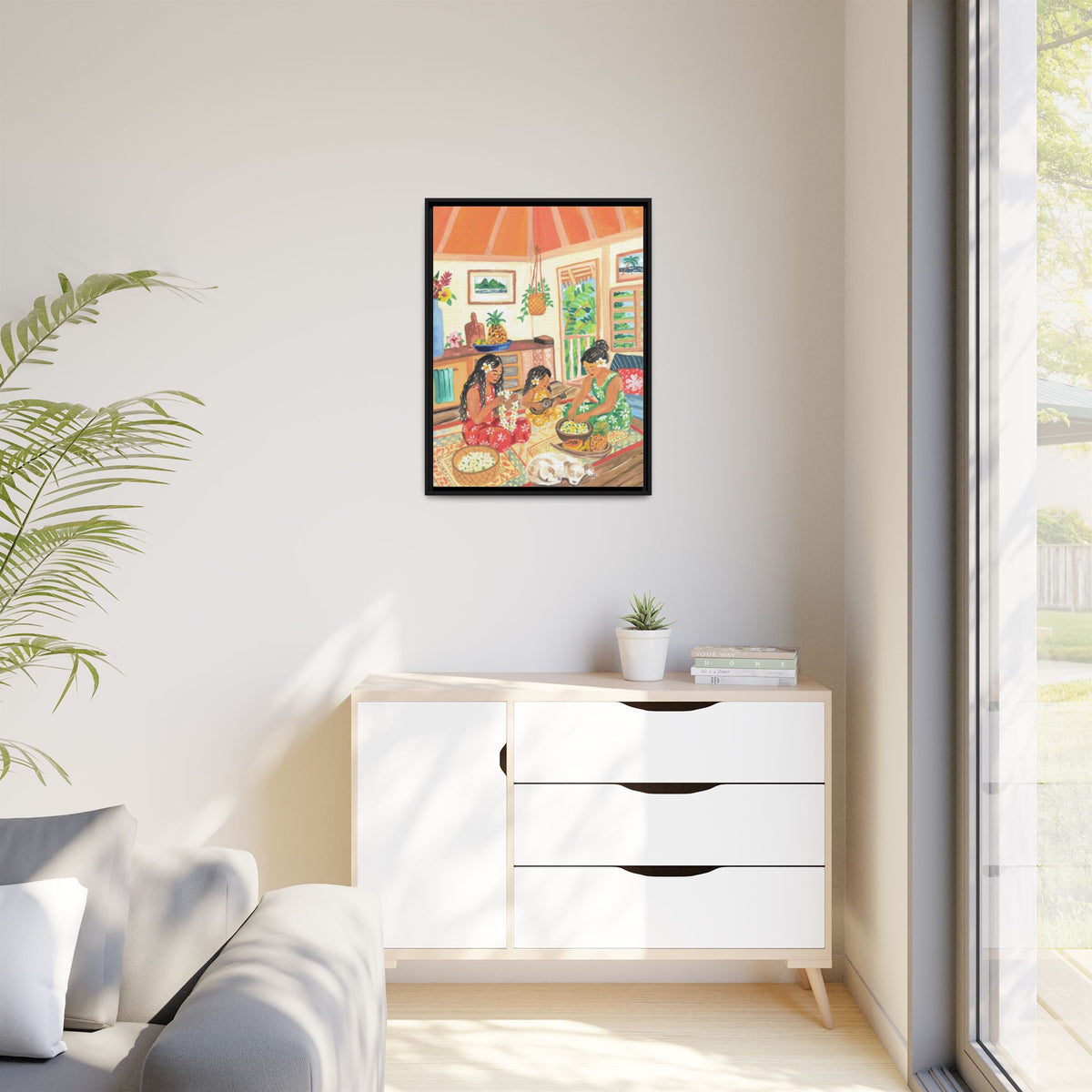 Homegrown - Framed Matte Canvas Art