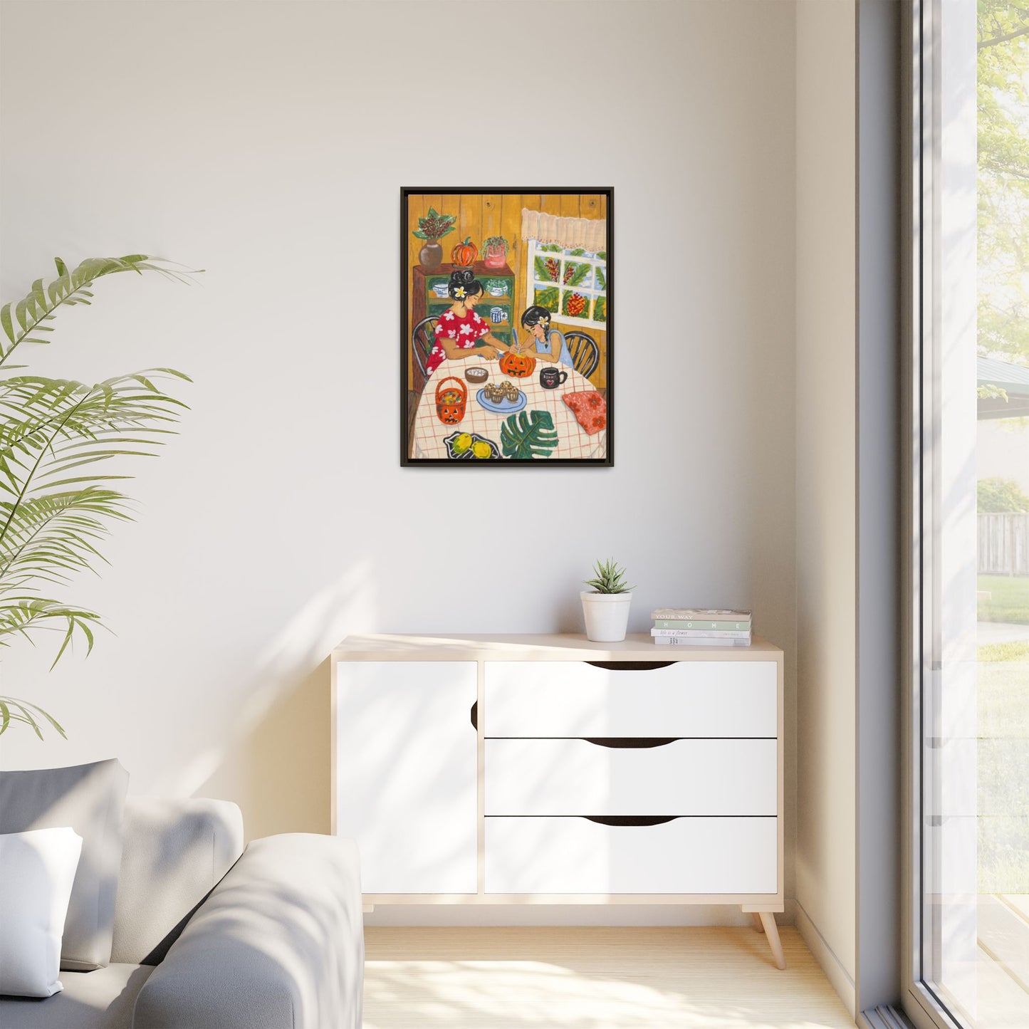 Hilo Halloween - Framed Canvas Print