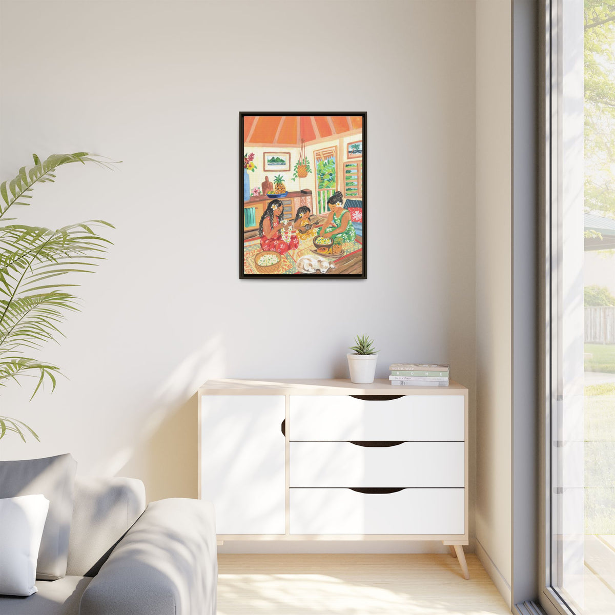 Homegrown - Framed Matte Canvas Art