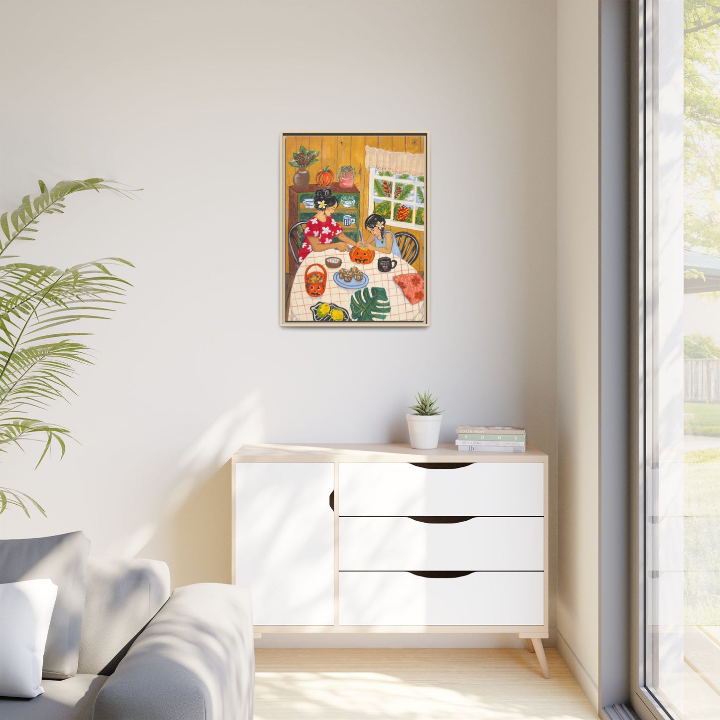 Hilo Halloween - Framed Canvas Print