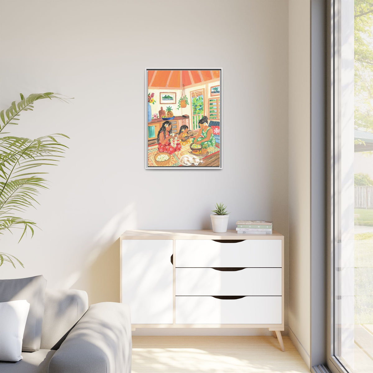 Homegrown - Framed Matte Canvas Art