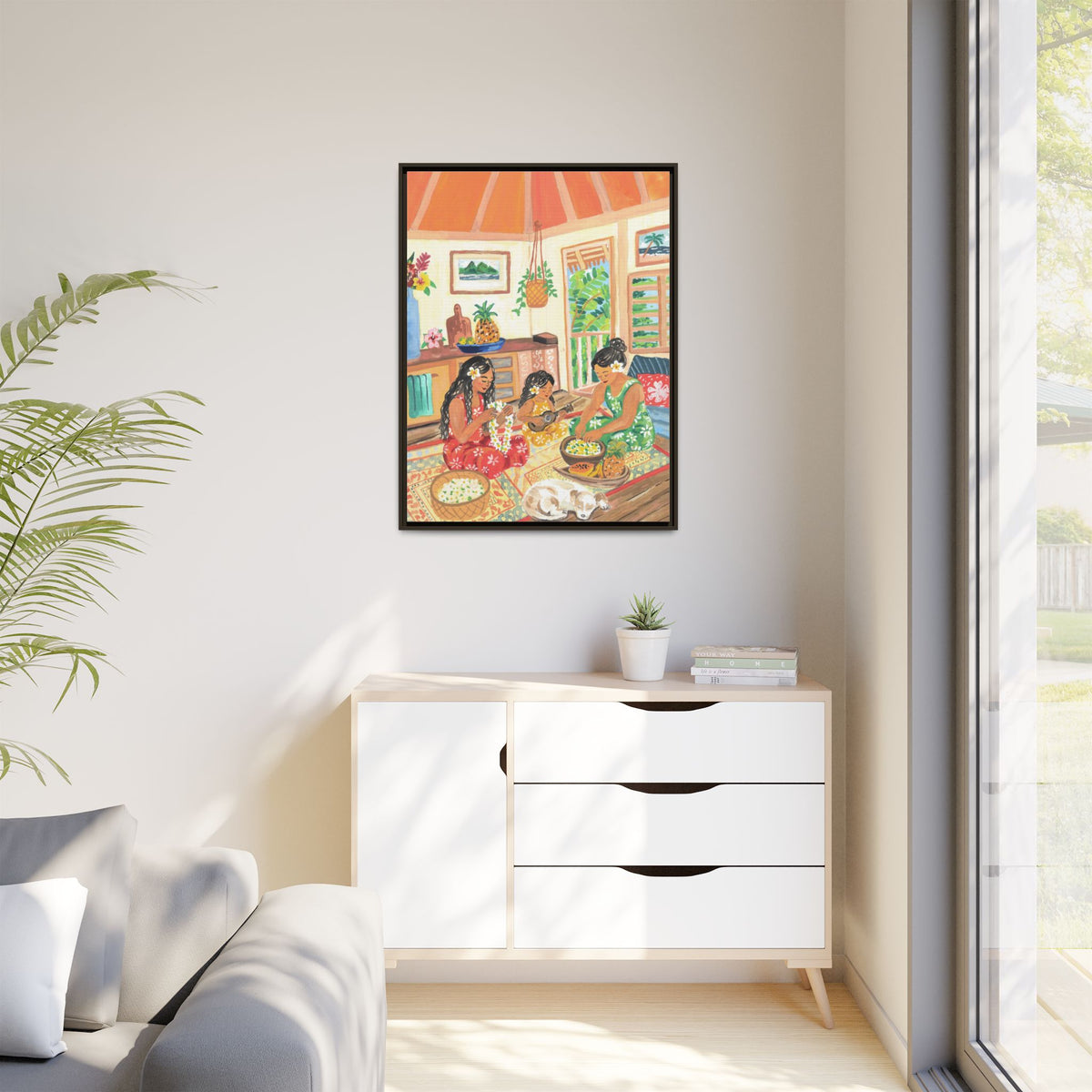 Homegrown - Framed Matte Canvas Art