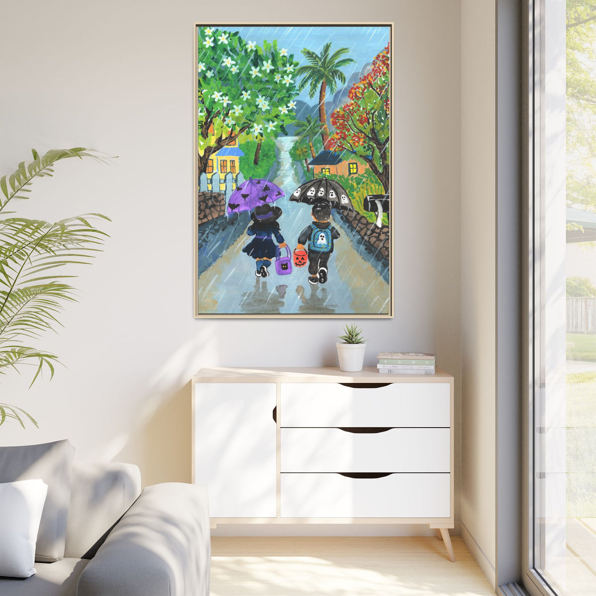 Paradise Park Memories - Framed Canvas Print