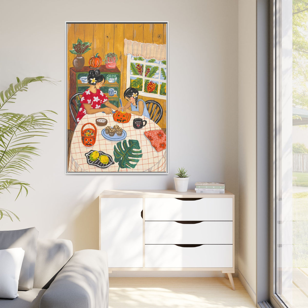 Hilo Halloween - Framed Canvas Print