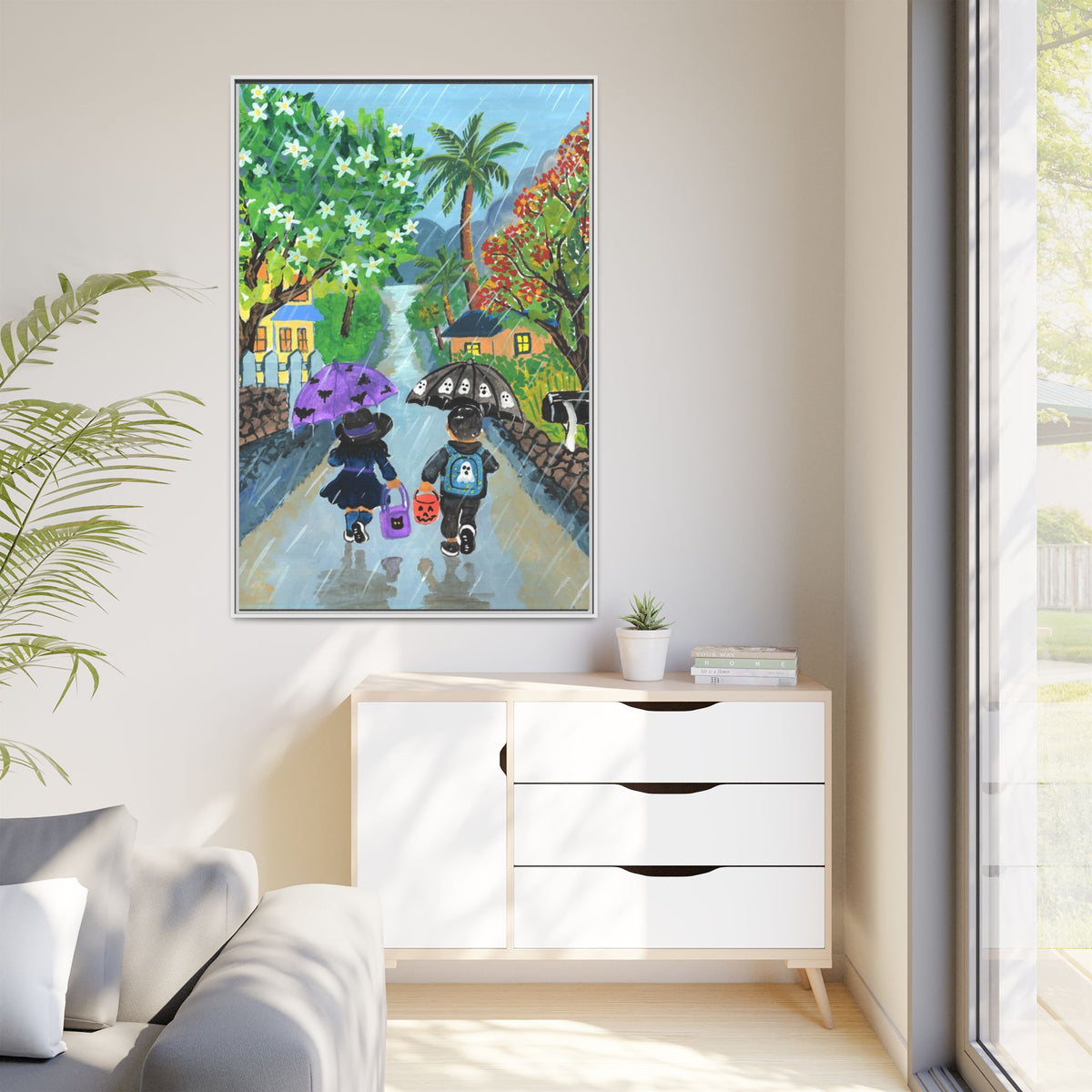 Paradise Park Memories - Framed Canvas Print