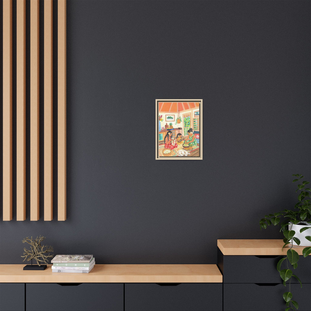 Homegrown - Framed Matte Canvas Art