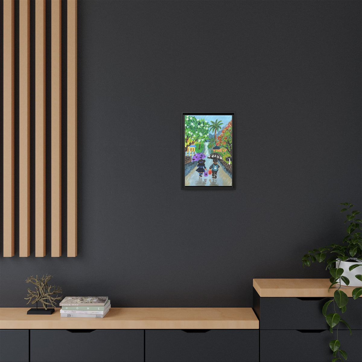 Paradise Park Memories - Framed Canvas Print