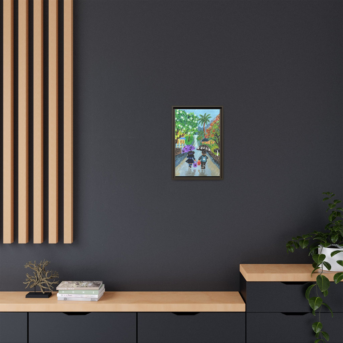 Paradise Park Memories - Framed Canvas Print