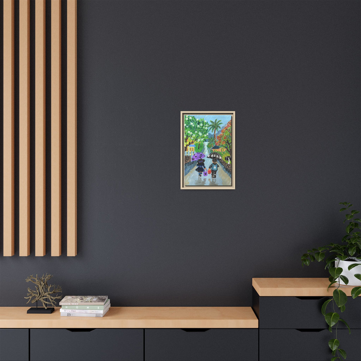Paradise Park Memories - Framed Canvas Print