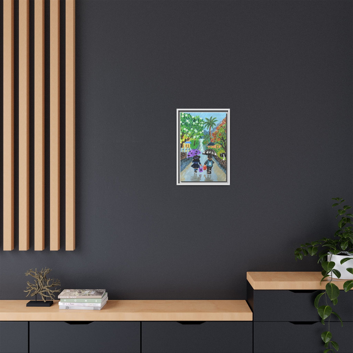 Paradise Park Memories - Framed Canvas Print
