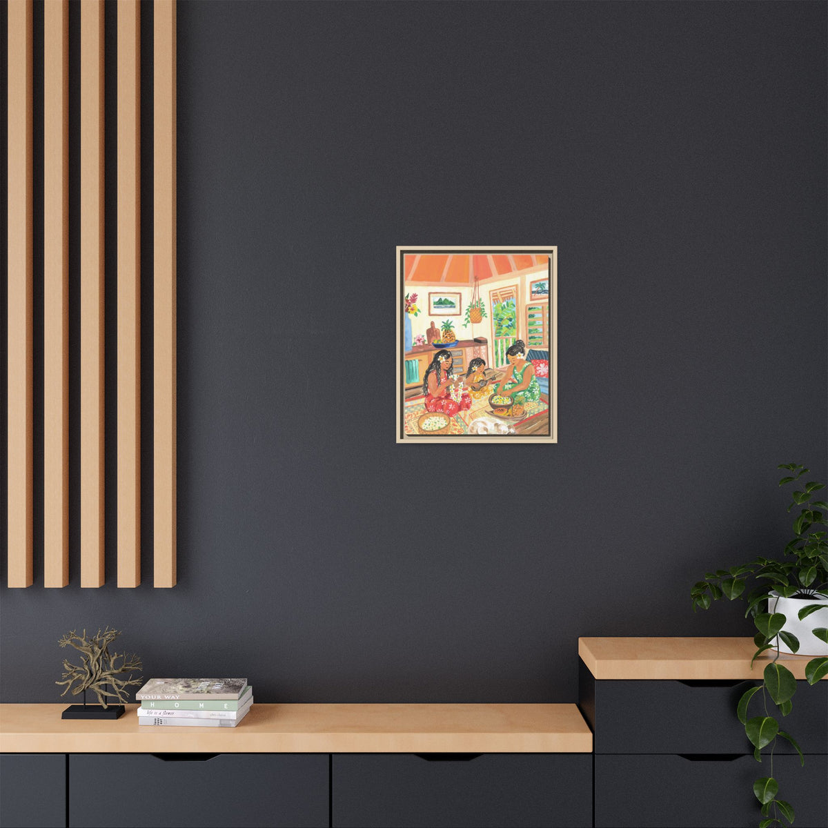 Homegrown - Framed Matte Canvas Art