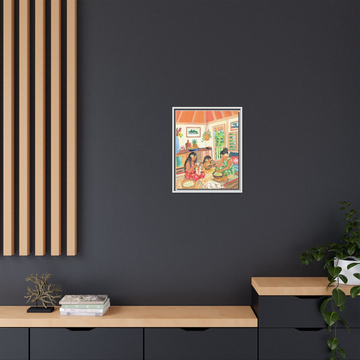 Homegrown - Framed Matte Canvas Art