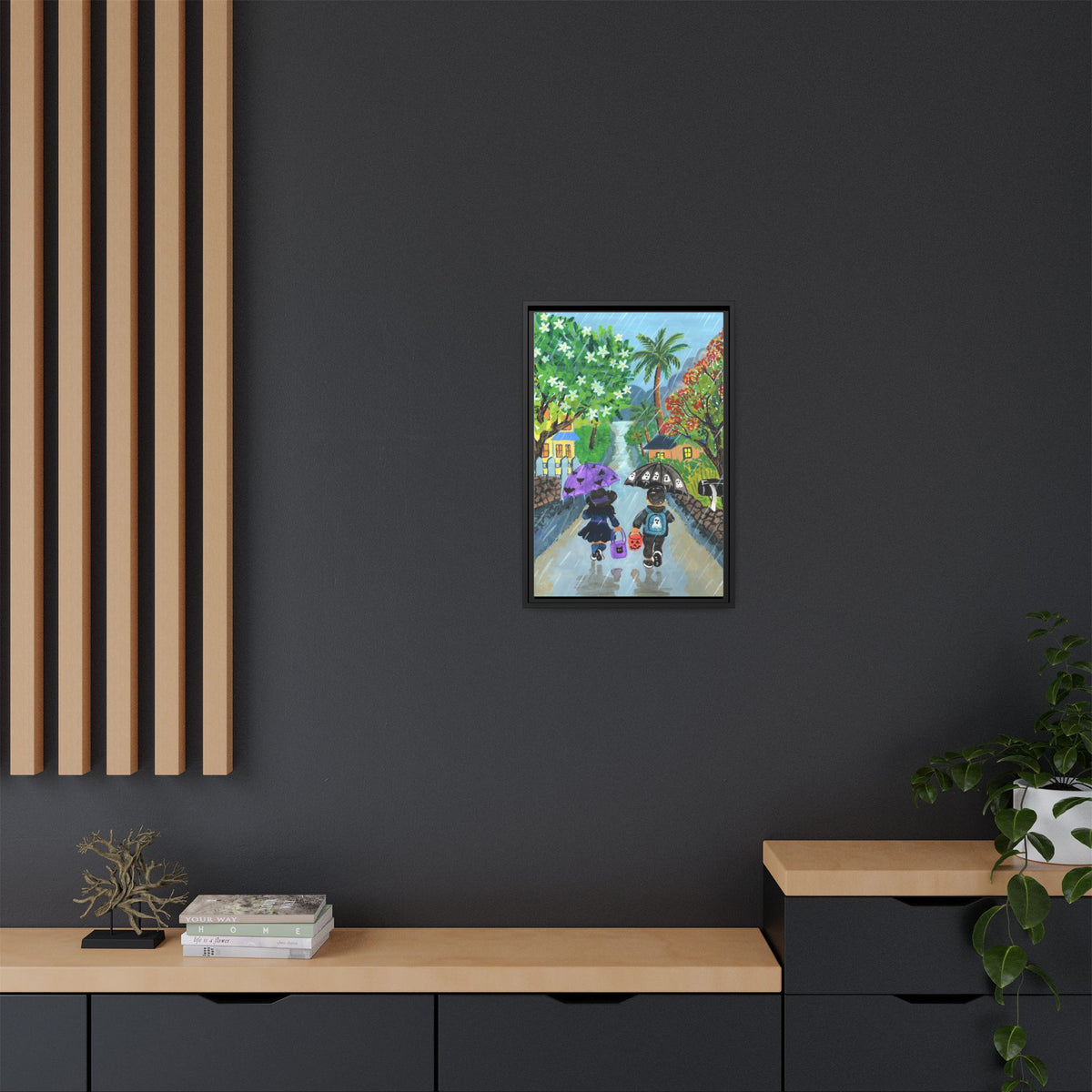 Paradise Park Memories - Framed Canvas Print