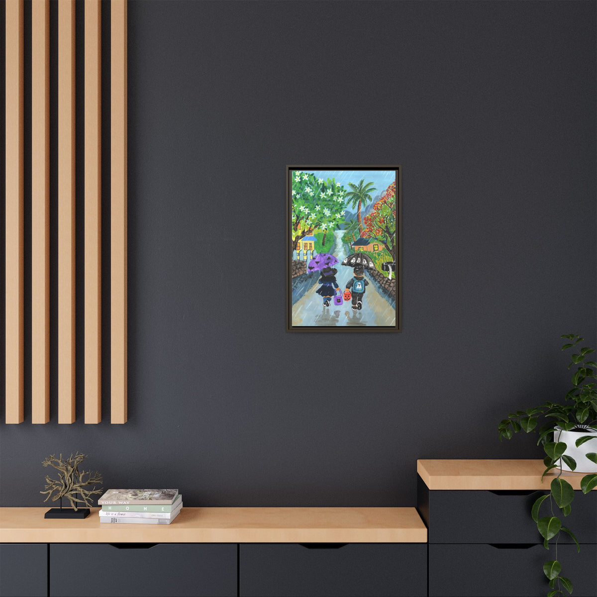 Paradise Park Memories - Framed Canvas Print