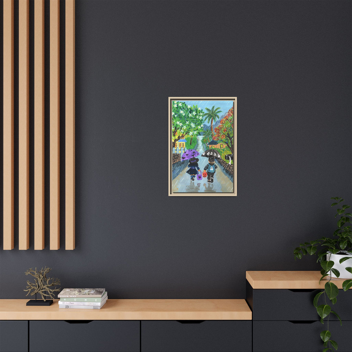 Paradise Park Memories - Framed Canvas Print