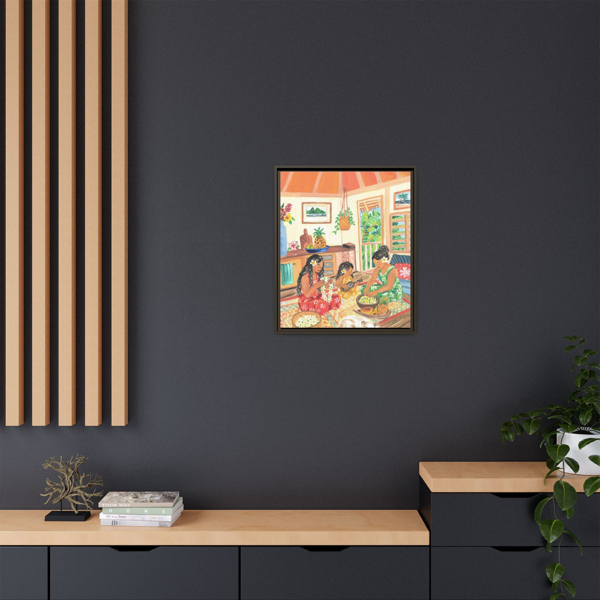 Homegrown - Framed Matte Canvas Art