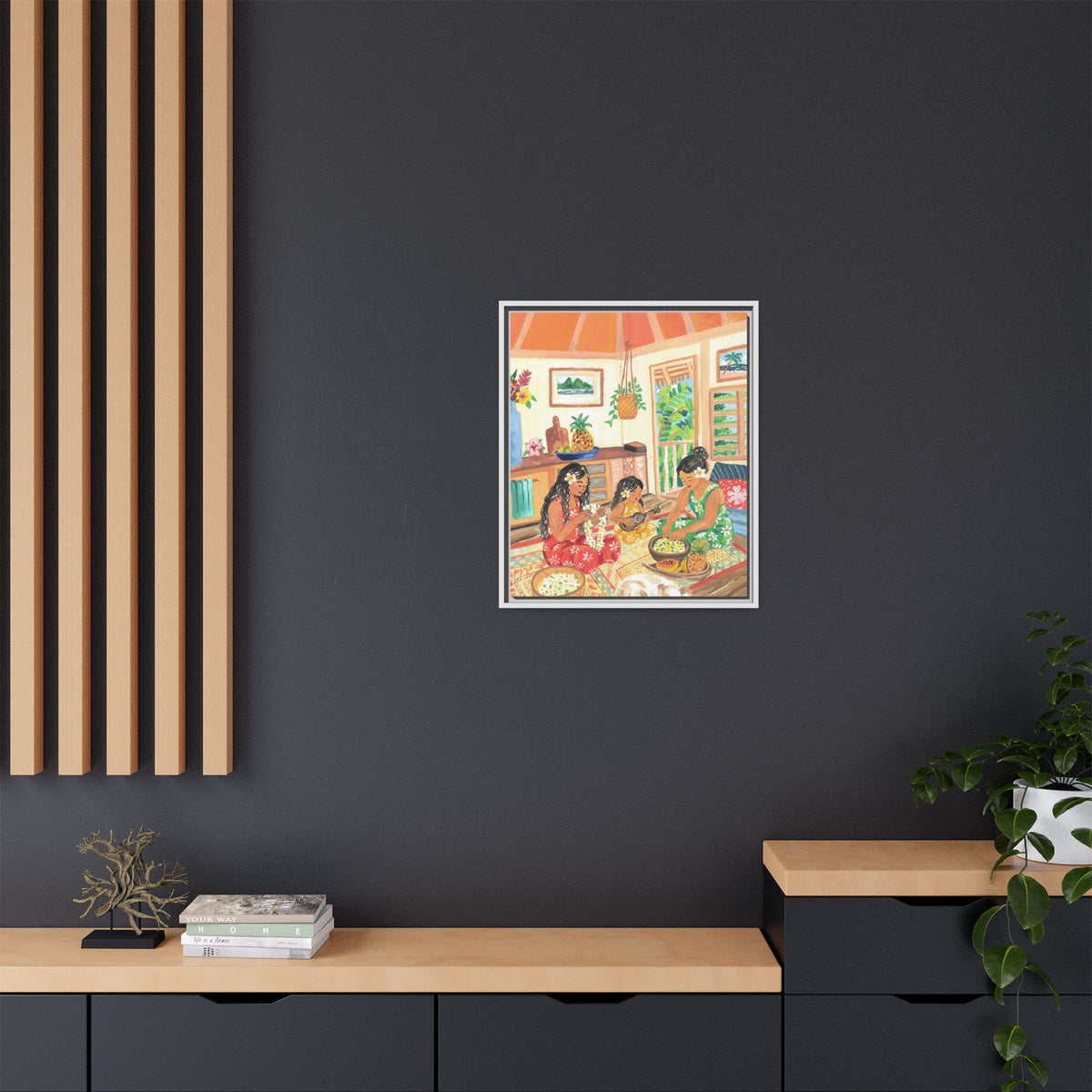 Homegrown - Framed Matte Canvas Art