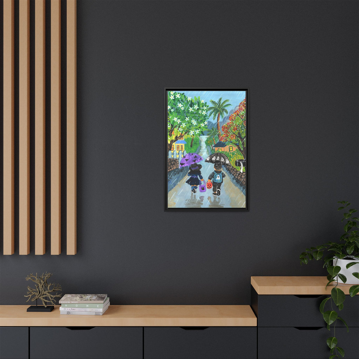 Paradise Park Memories - Framed Canvas Print