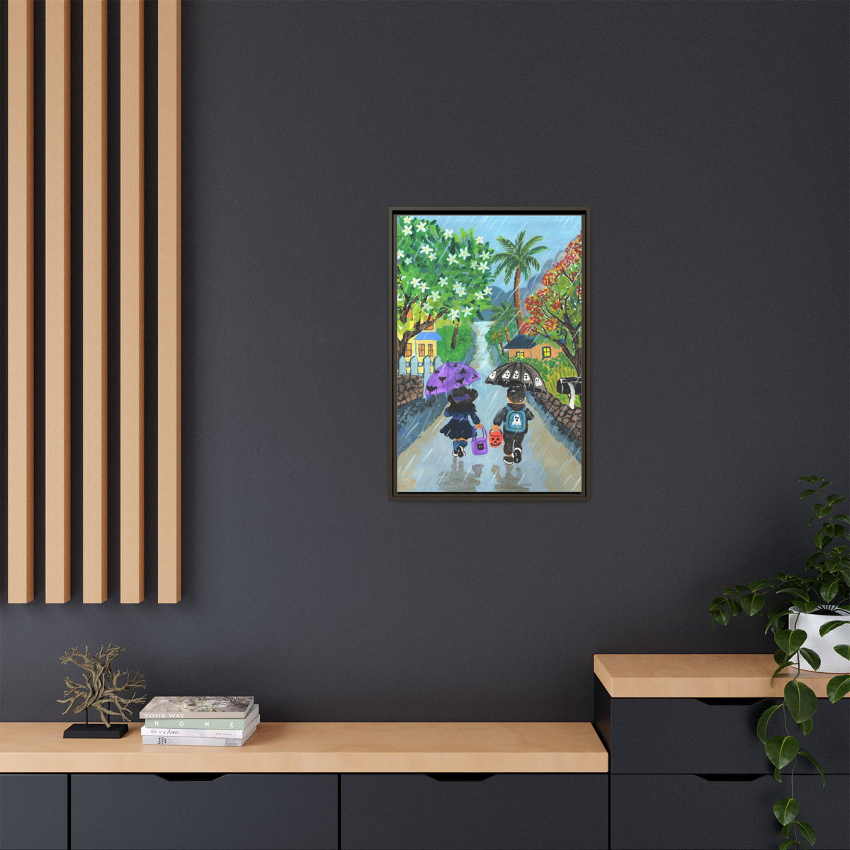 Paradise Park Memories - Framed Canvas Print