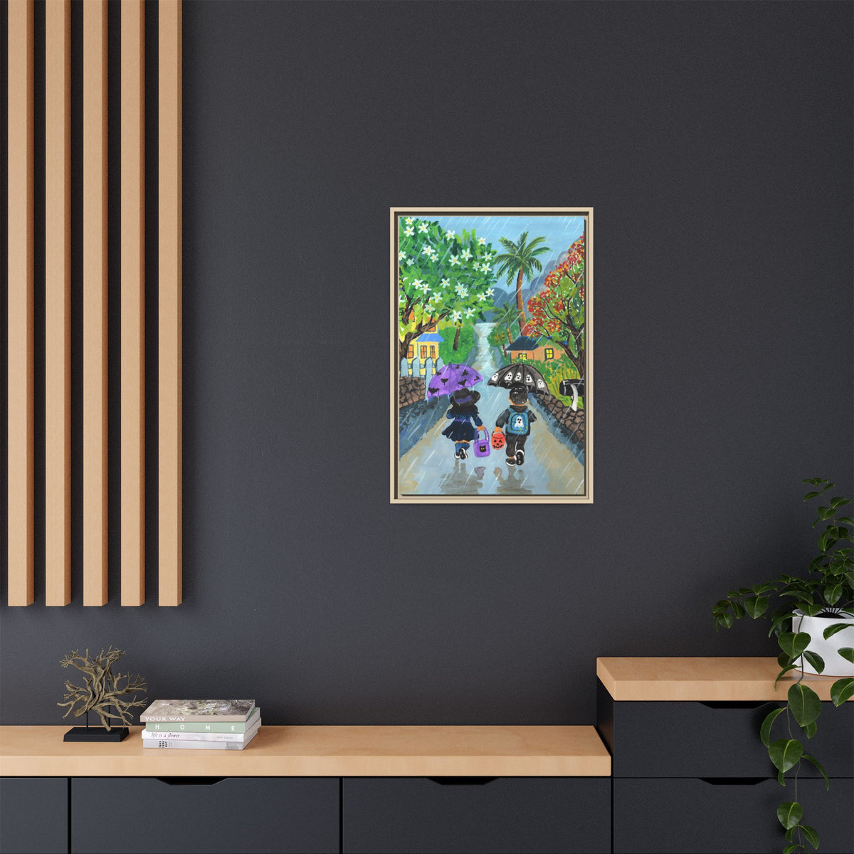 Paradise Park Memories - Framed Canvas Print