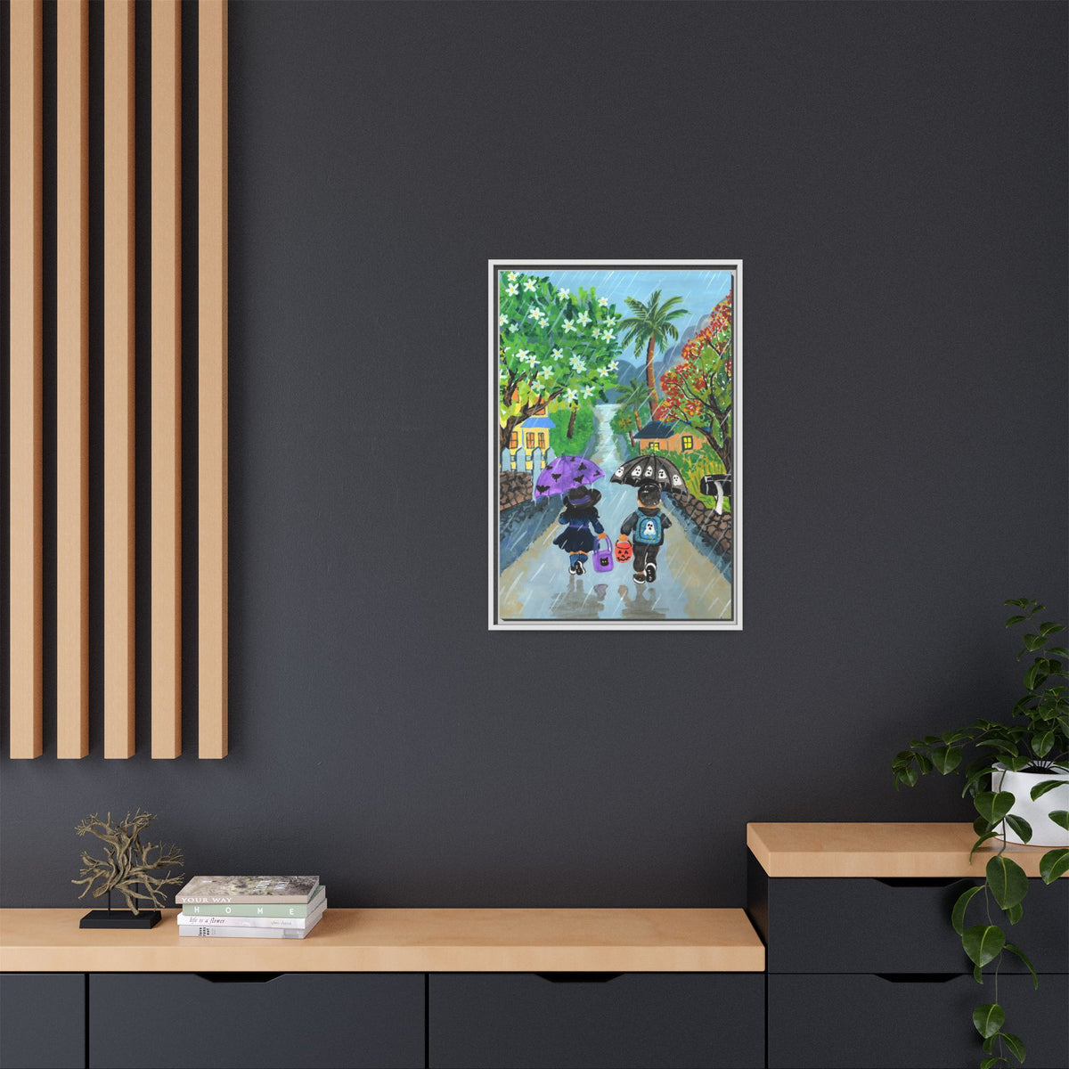 Paradise Park Memories - Framed Canvas Print