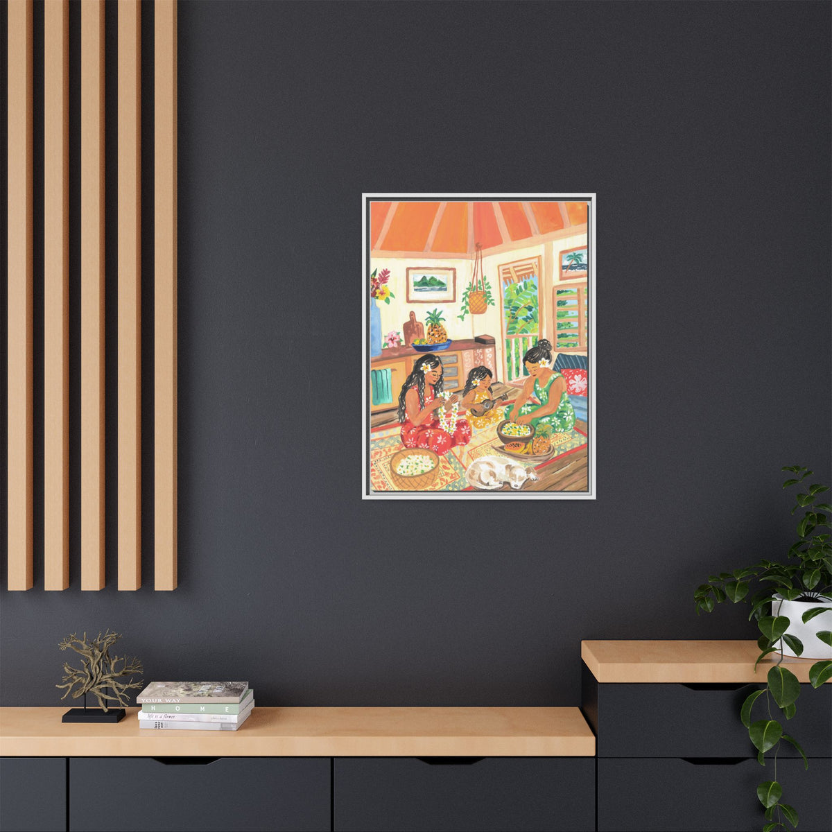 Homegrown - Framed Matte Canvas Art