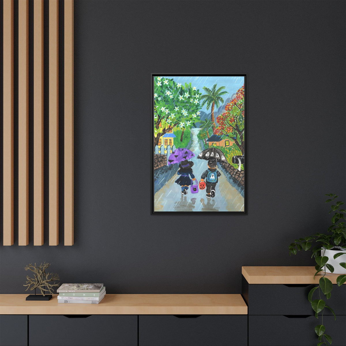 Paradise Park Memories - Framed Canvas Print