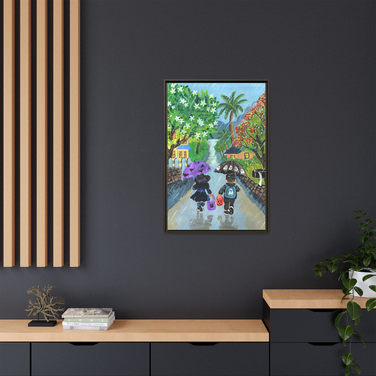 Paradise Park Memories - Framed Canvas Print